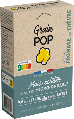 Boite popcorn fromage